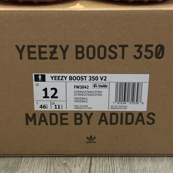 🛑SOLD🛑adidas Yeezy Boost 350 V2 Citrin FW3042 - Picture 12 of 13